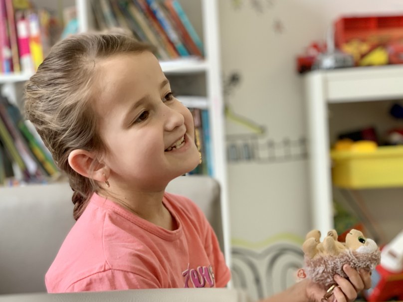 8-річна Василина після операції. Фото: Перше медобʼєднання Львова