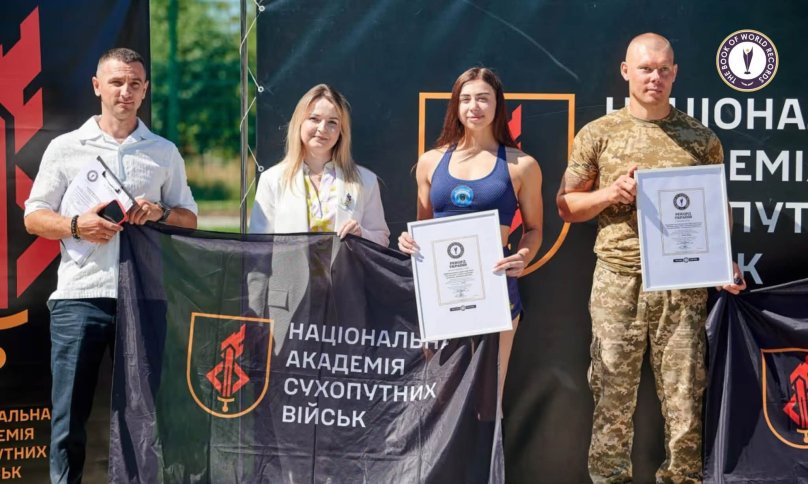 Викладач львівської Академії сухопутних військ встановив рекорд України  – 02