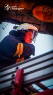 У ДСНС показали рятувальників, які 12 годин ліквідовували наслідки атаки на Львівщину – 38