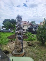 На Сихові встановили нові козацькі скульптури на місці раніше спалених вандалами