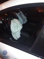 Аж подушки безпеки спрацювали: п'яний водій у Львові в‘їхав у припаркований автомобіль – 01