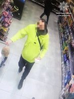 Підозрюваний у крадіжках в супермаркеті. Фото: патрульна поліція Львівщини