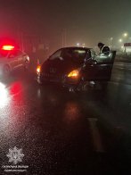 П’яний водій Peugeot протаранив «кільце» на об’їзній дорозі Львова – 02