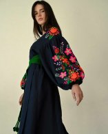 Сукня, оздоблена квітами за мотивами робіт Катерини Коліди. Фото: Марія Шамедько
