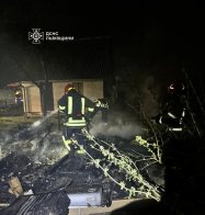 Наслідки пожежі у дачному будинку на Львівщині. Фото: ДСНС