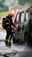 У Львові на ходу загорівся бус Renault Trafic – 01