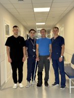 Ногу розтрощило уламками дрона: у Львові медики врятували військового від ампутації – 01