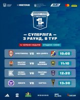 Розклад матчів у 3 раунді
