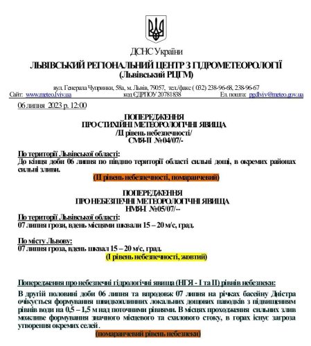 Паводки та підвищення рівнів води: на Львівщині оголосили про погіршення погодних умов – 01