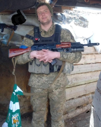 Андрій Балай воював на Луганському напрямку. Фото пресслужби "Карпат"