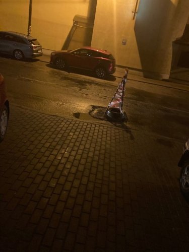Проблемна ділянка дороги на вулиці Єрошенка у Львові. Фото: Юра Прокопчук