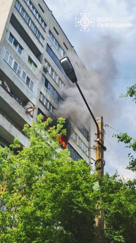 Фото з місця пожежі