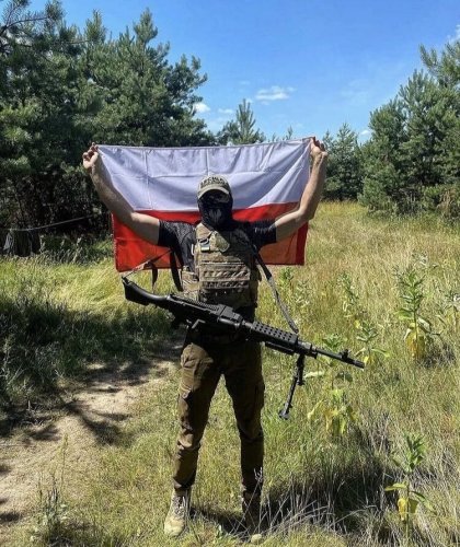 Польський доброволець в Україні. Фото: Visegrád 24