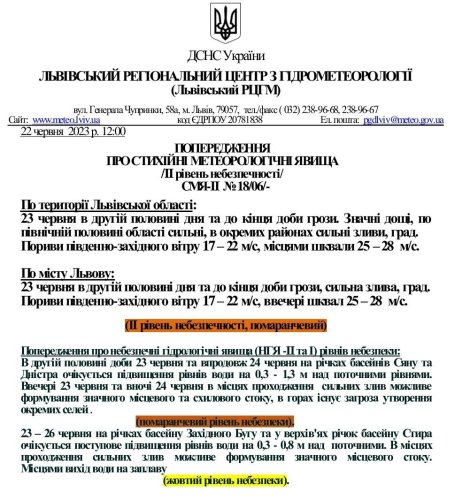 Град, шквали та грози: на Львівщині попереджають про погіршення погодних умов – 01