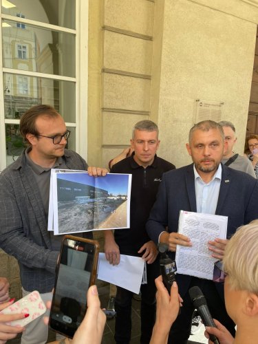 Андрій Москаленко, Олександр Єгоров та Кшиштоф Хабер (зліва на право) 