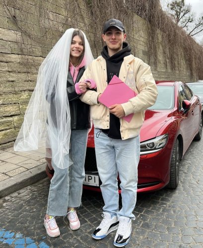 Андрій Гаврилів та його дівчина Марічка, фото з Instagram