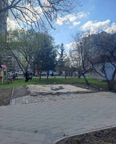 Місце, на якому був розташований кіоск