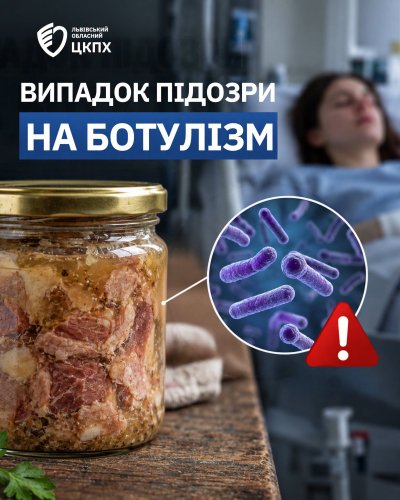33-річна жителька Львівщини потрапила до реанімації з підозрою на ботулізм – 01