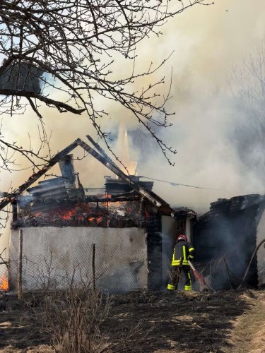 Фото з місця пожежі у Східниці