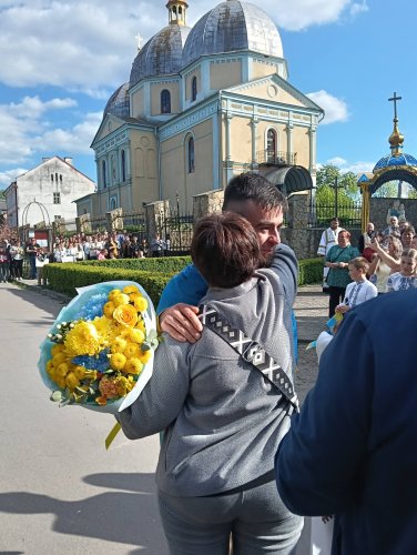 У Глинянах зустріли Володимира Яруха