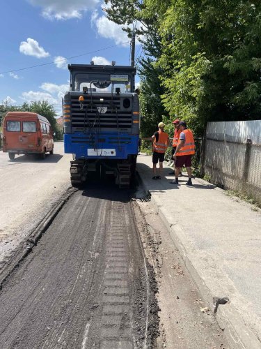 Ремонт на вулиці Бродівській у Золочеві. Фото: Золочівська міська рада